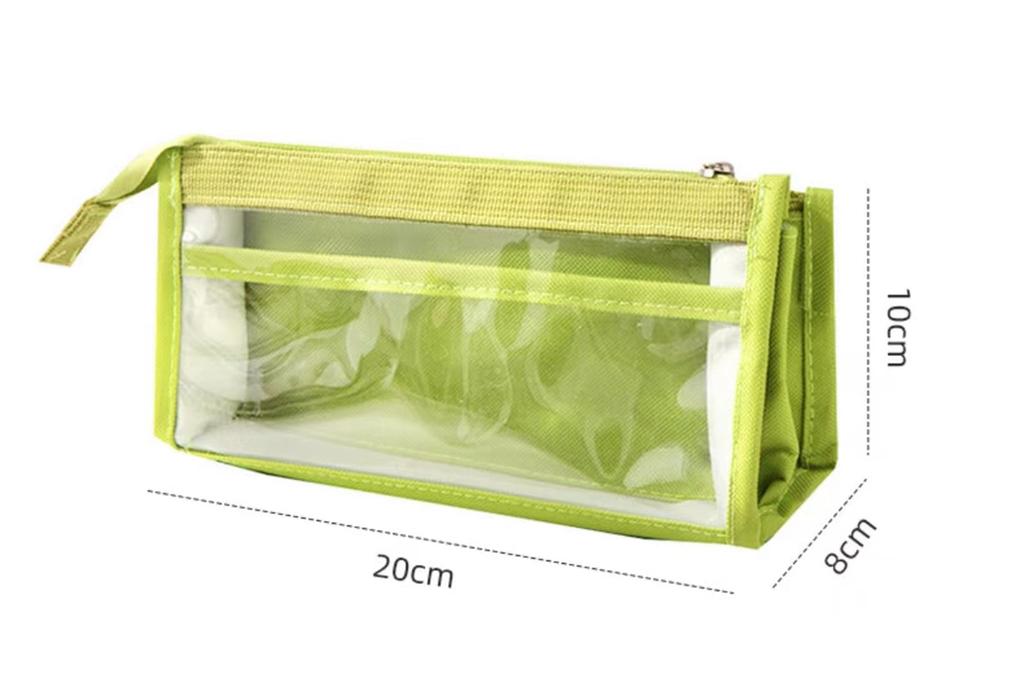 Pen Large Ita Pen Writing Pencil For Stationery Storage Tool Gift Pouch, Transparent, Capacity, Case, Bag, Cute, Case, Stylish, Slim, Multifunctional,