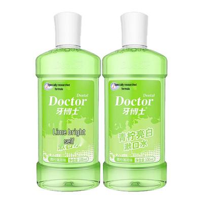 Dr. Bain de bouche blanchissant au fluorure pour le tartre dentaire