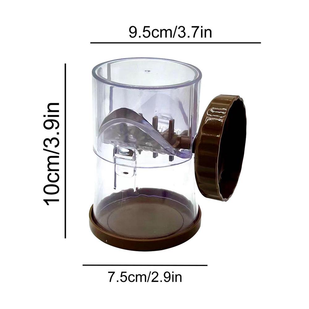 

Nut Crusher For All Nuts Hand Crank Pecan Chopper Nut Slicer Food Chopper And Mixer For Ginger Garlic Peanut And More белый