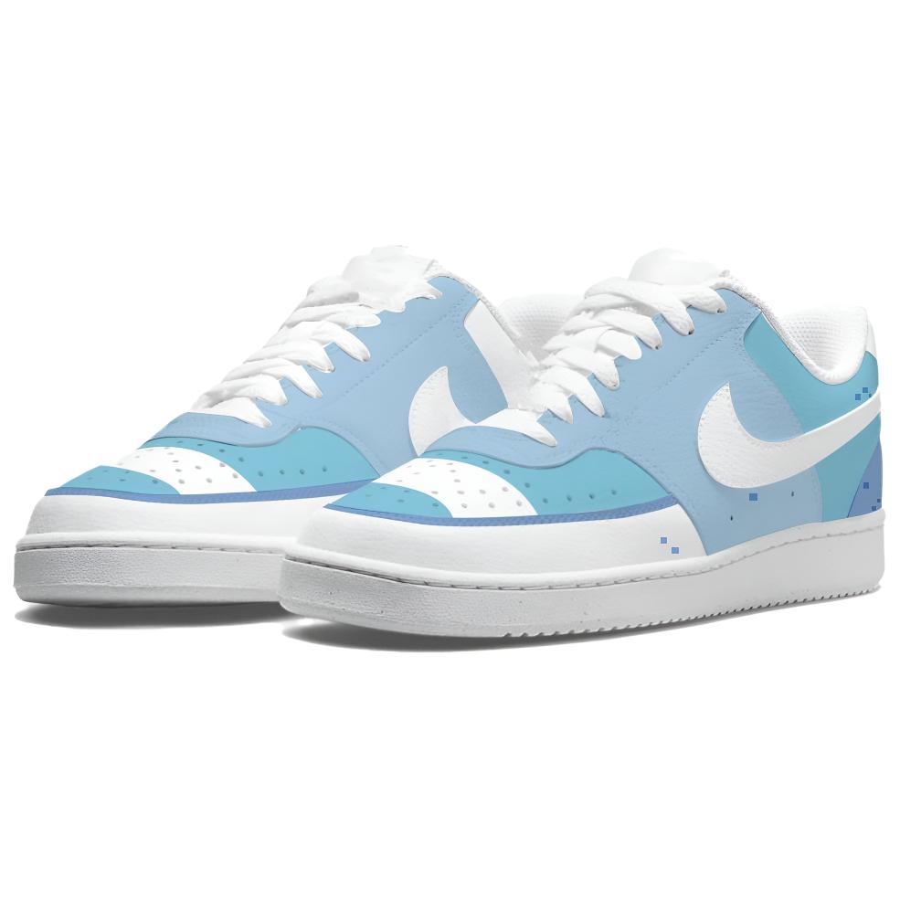 Nike Court Vision 1 Skateboard Shoes Unisex Low top Blue White Multicolor DH2987-101(team488- )