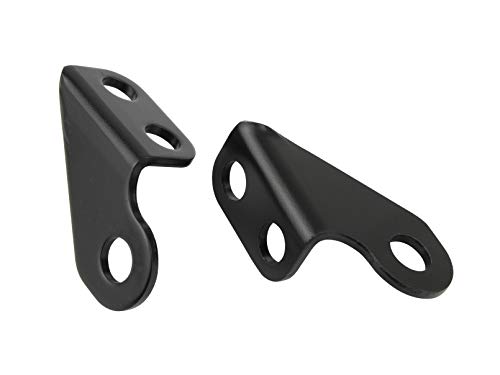 POSH Motorcycle Supplies Front Turn Signal Stay Base Offset TW200/225 (~'07) Black 023096-16