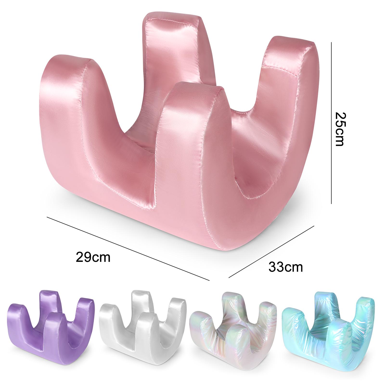 

Face Pillow for Wrinkles Anti-wrinkles-aging Neck Beauty Pillow Soft Memory Foam Facial Wrinkles Back or Side Sleeping Pillow розовый