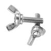 5pcs Bag 304 Stainless Steel Wing Butterfly Screws Bolts Machine Repair Accessory(M5 * 20mm)