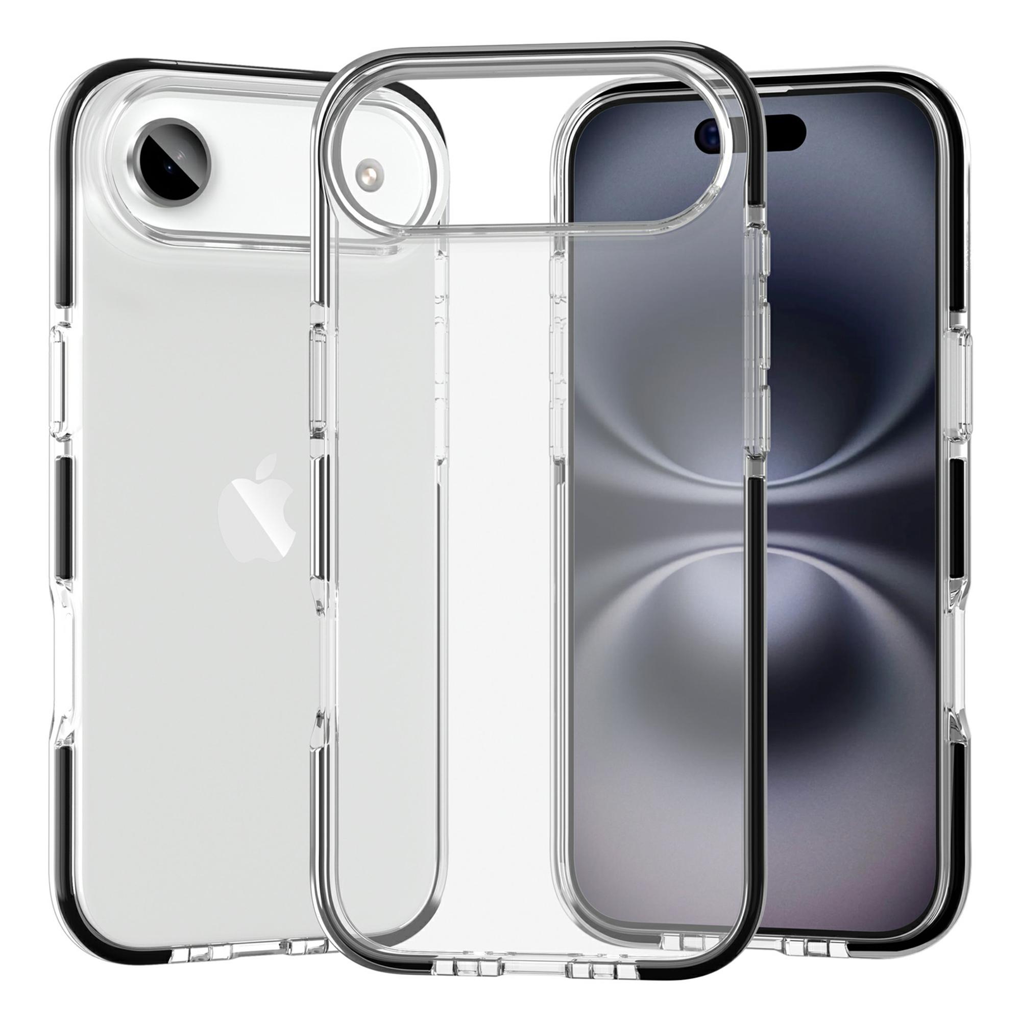 For iPhone Air Case TPU+TPE Anti-drop Clear Phone Cover A