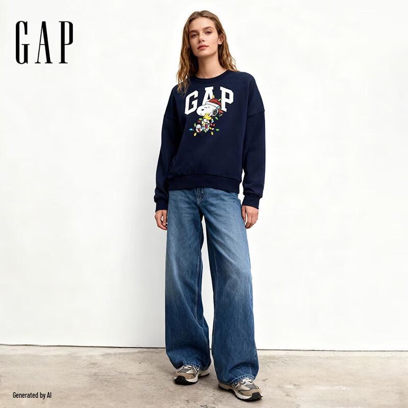 

Женский флисовый свитшот GAP с логотипом, зима 2025 M US / L Asia