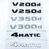 CUFNM1 Apply To 3D Letters V260L V200d V220d V250d V300d V260 Emblem for Mercedes Benz Car Fender Badge Trunk Nameplate Logo Sticker