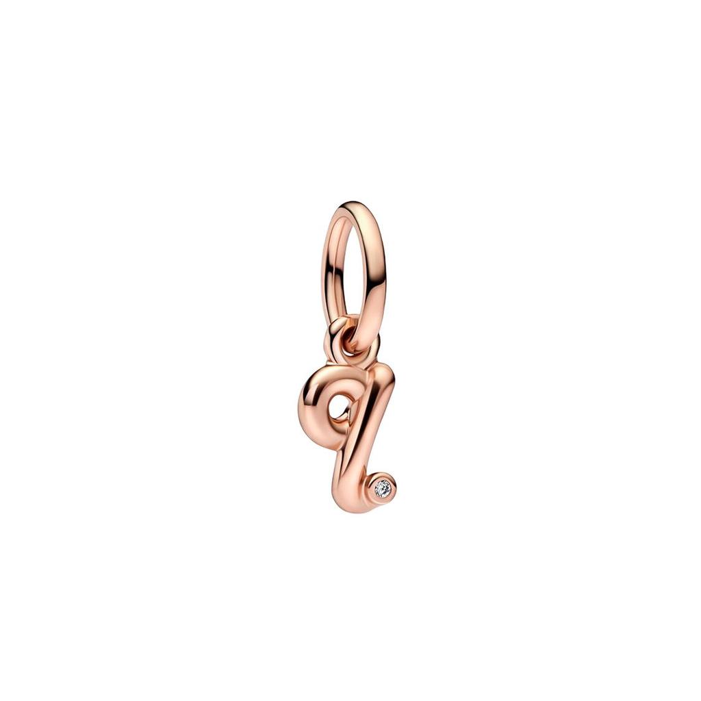 Pandora Fashion Trend Letter Q Pendant Women Jewelry 782476C01