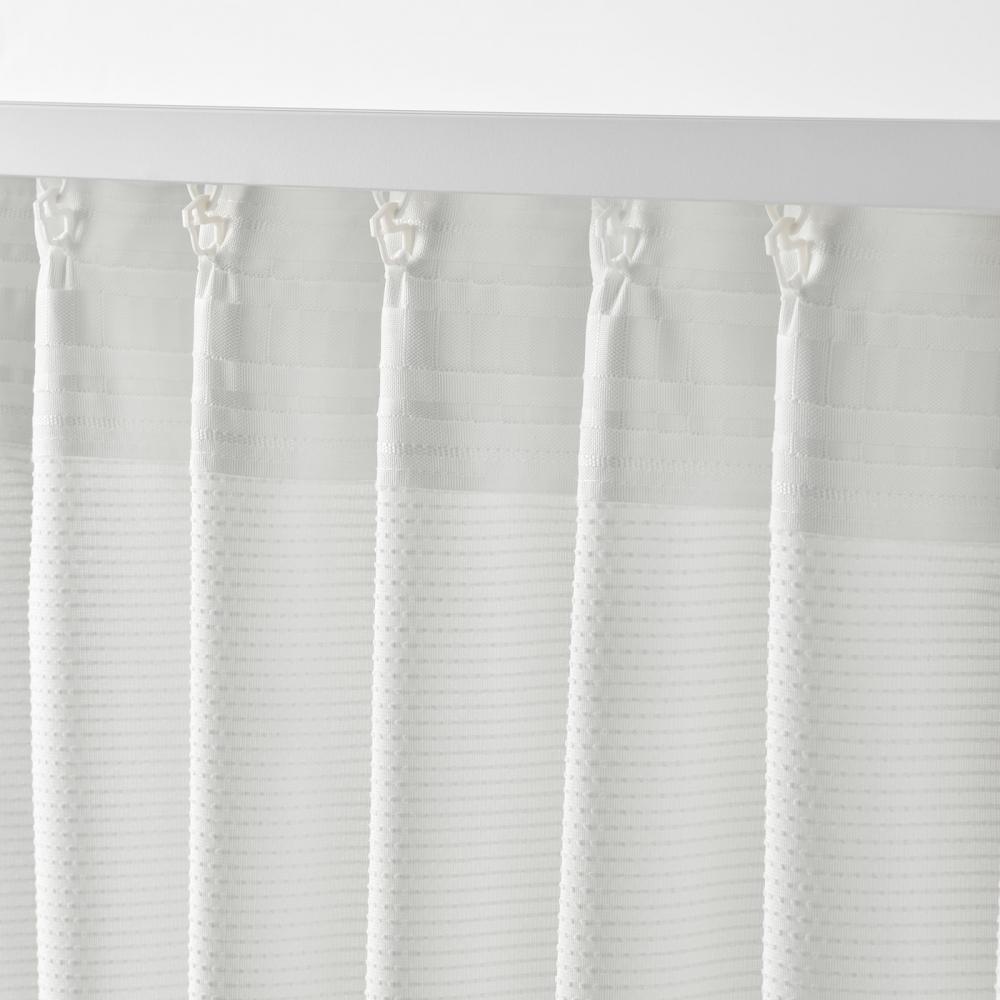 IKEA GUNNLAUG звукопоглощающая штора белый 145x250 см
