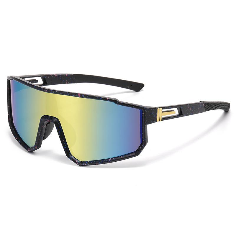 Cross Border New Riding Sunglasses Windproof European American Integrated Outdoor Sports Goggles Fashionable Colorful