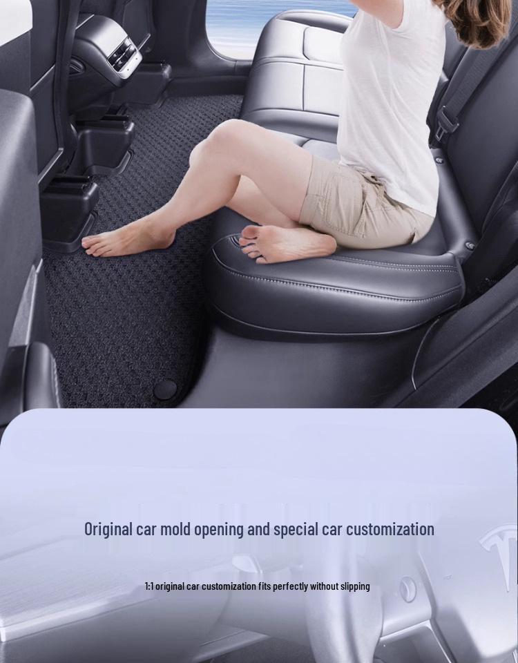 Tesla Model Y & 3 Custom TPE Floor Mats - Full Surround Car Carpets