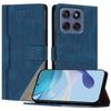 For Motorola Edge 60 5G/Motorola Edge (2025) 5G/Motorola Edge 60 Fusion 5G Leather Case Triangle Patchwork Wallet Stand Shockproof Phone Cover