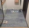Crystal Velvet Modern Fashion Simple Carpet Living Room Bedroom Bedside Carpet Anti-slip Dirty Resistant Washable Rug