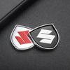 1Pcs Car Fender Trunk Body Metal Shield Car Stickers Accessories For Suzuki Alto AX100 Liana Gsxr 600 750 Celerio Cross Grand