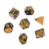 Polyhedral Dice 42 7 6 for Mythic Tabletop and Card Includes Storage Bag Set, Dice, Sizes, Acrylic, Colors, D20, D12, D10, D8, D6, D4, Role-Playing,