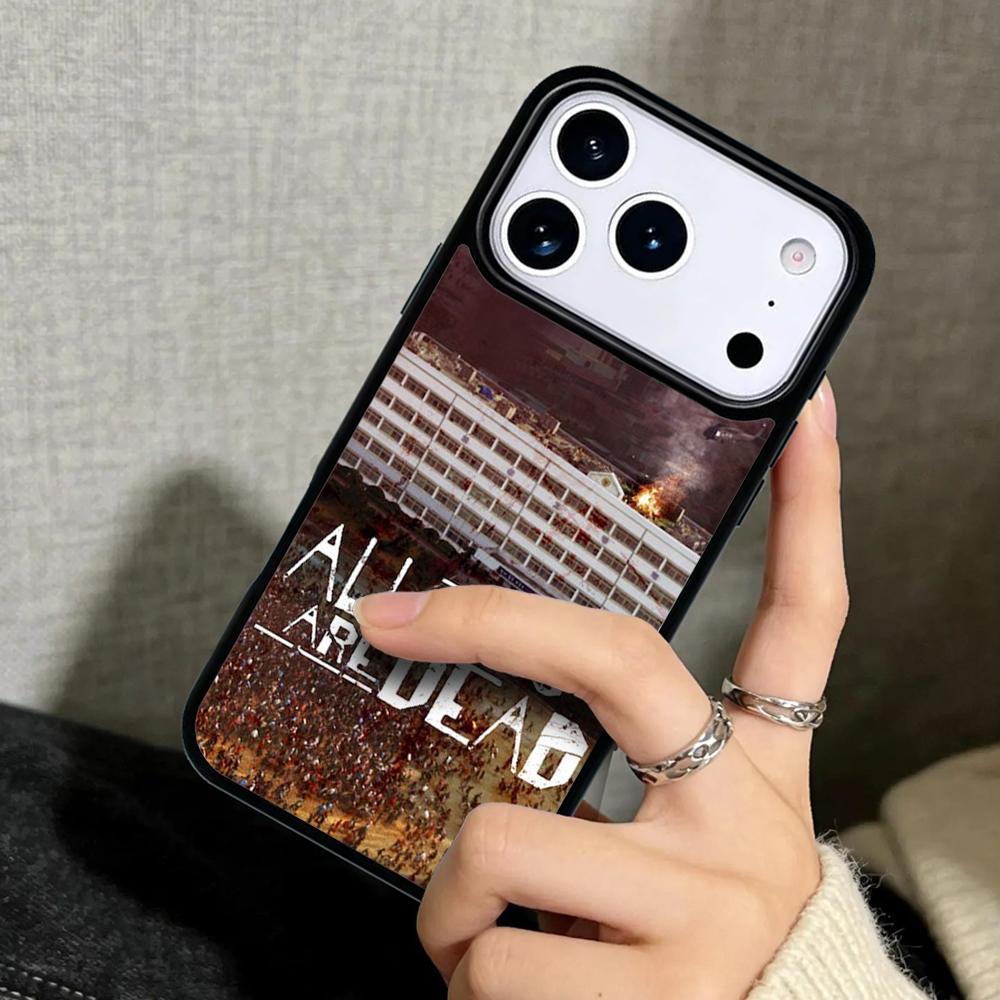 Capa Case for iPhone 17 Air 16 Pro Max 15 Plus 11 13 Mini 14 12 Back Phone Cover All of us are dead