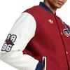 adidas Originals Football Sports Series Motif Lettres Veste en Coton Chaude Confortable Décontractée Veste Homme Élégant-Violet JF0560