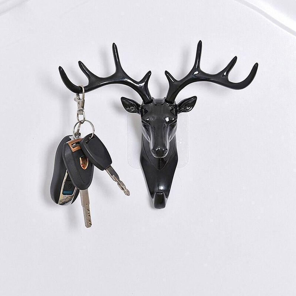 

Antlers Deer Horns Hanger Plastic Deer Horn Hook Vintage Deer Head Key Holder Home