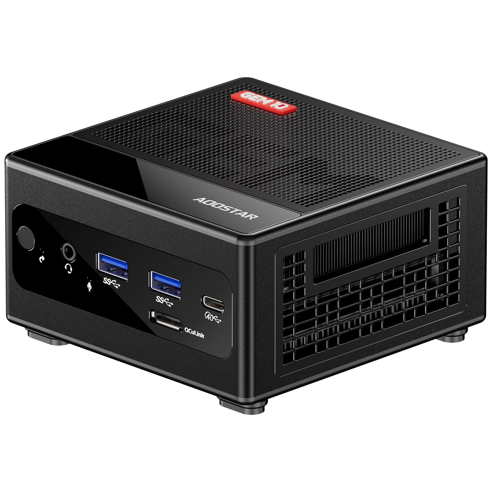 

Міні-ПК AOOSTAR GEM10 Ryzen 7 6800H 16 ГБ LPDDR5 512 ГБ Міні-ПК Підтримує Три Потрійний Дисплей LAN 16 ГБ + SSD, SSD, Вихід HDMI/DP/USB4, OCuLink/2.5 Гбіт/с