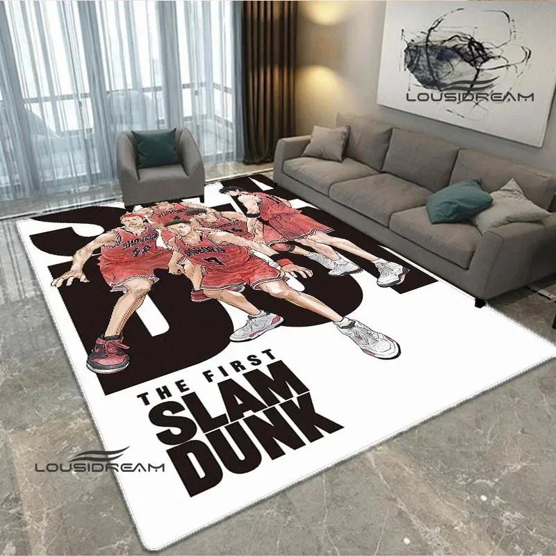 3D Cartoon Slam Dunk printed carpet Non-slip carpet outdoor carpets area rug Home bedroom decor rug for bedroom birthday gift
