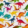 Outdoor Dekostoffe Oxford - Motiv Bunte Dinosaurier