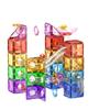 Stained Glass Magnetic Building Blocks Set - 100-Piece Educational Toy for Kids