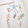 Baby Bed Bell Hanging Toy 0-12 Months Newborn Wooden Mobile Music Crib Rattle Toy Cartoon Whale Crib Holder Bracket Infant Gift