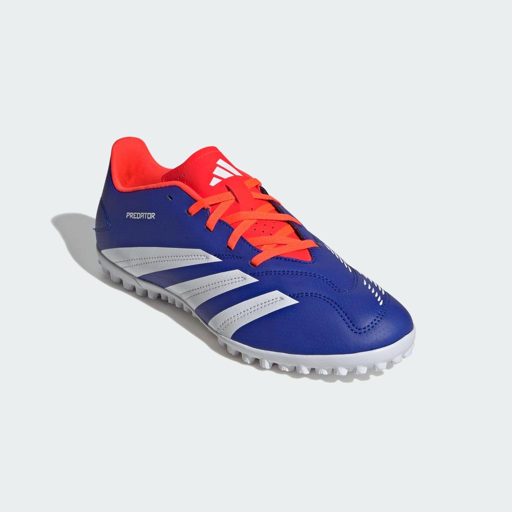 Adidas Predator Club TF Futsal Unisex Lucid Red Size cm Shoes, Adult, NIS16, Blue/Footwear White/Solar (IF6399), 26.0