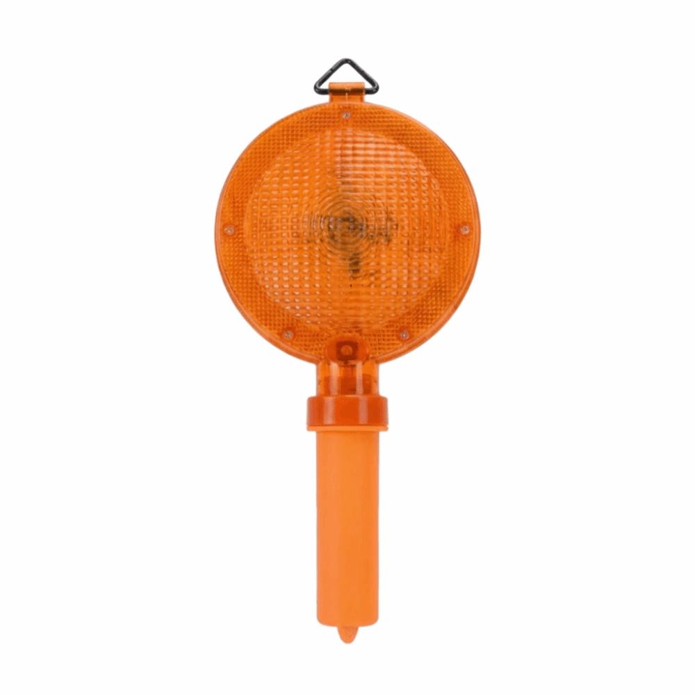 

Waterproof Handheld LED Barricade Light Strobe with Ring LED Warning Light High Visibility Large Traffic Cone Light жовтий