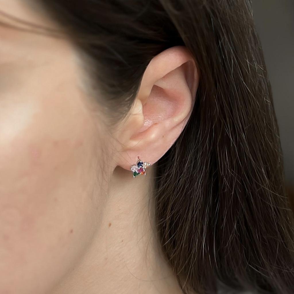 Orecchini in argento con zirconi cubici (2146094)