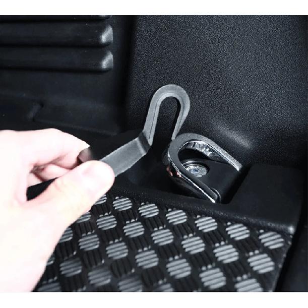 For Land Rover Defender 90 110 -2024 Car Trunk Mesh Bag Fixed Mesh Storage Bag Tailbox Storage Modification