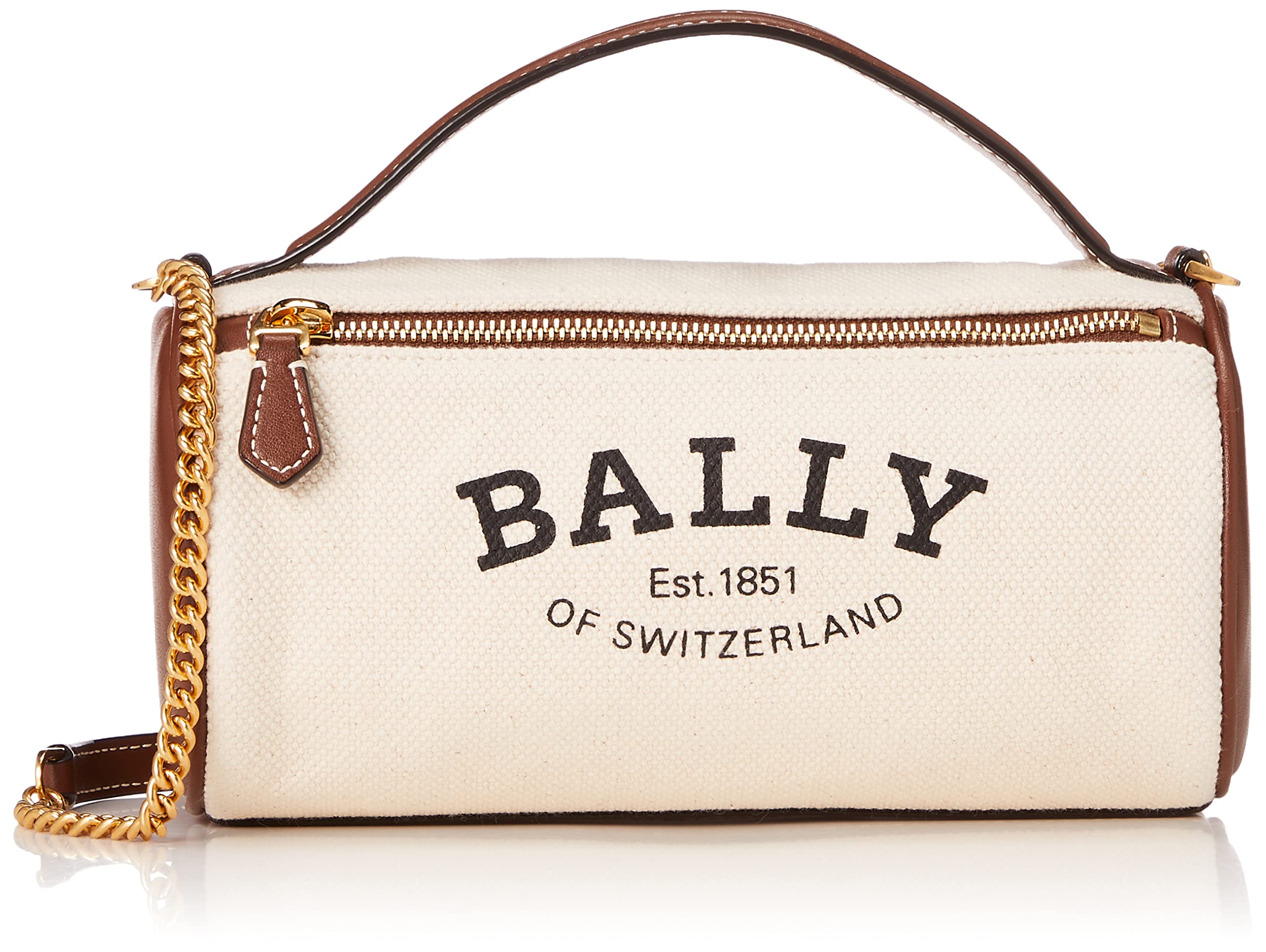 

Shoulder bag 6302811 [Bally] Women s NATURAL/CUERO+OVIBR [Item]