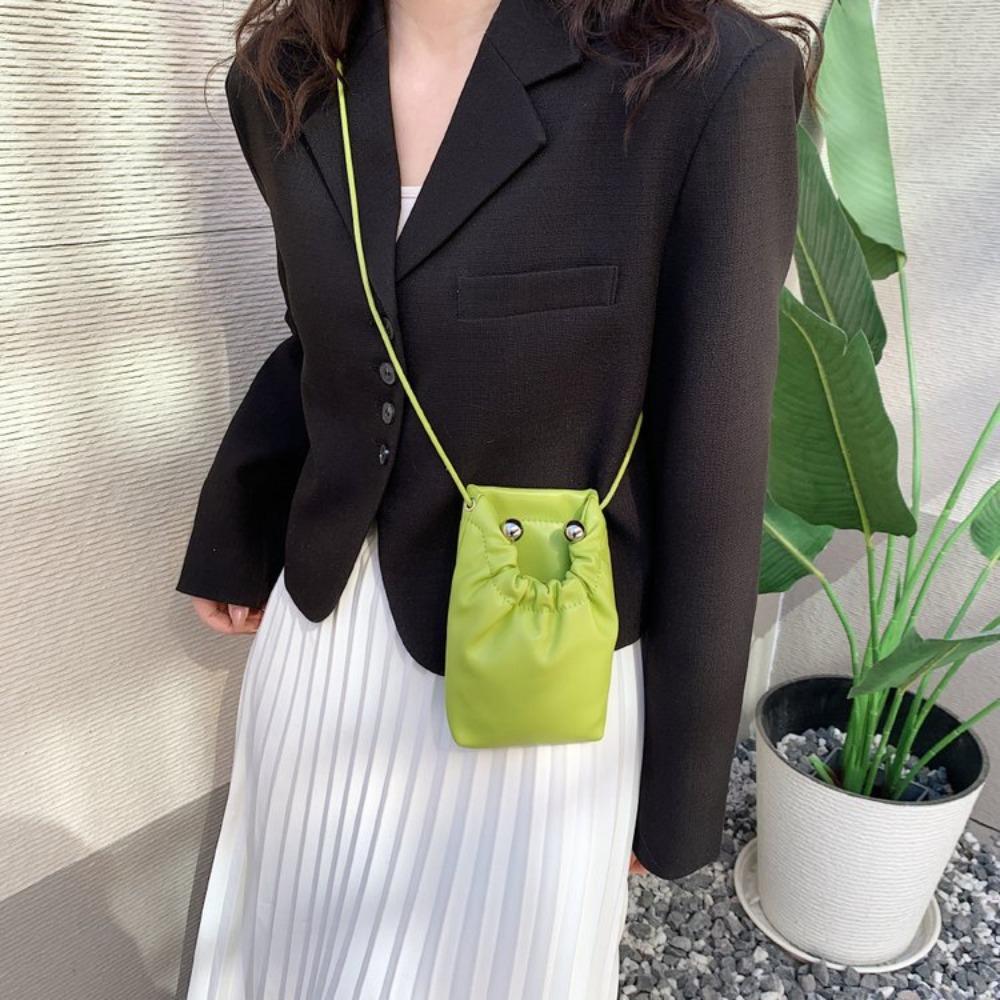 

Мягкая кожаная сумка для мобильного телефона, женская сумка ярких цветов, модная женская сумка через плечо