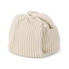New Era Free Basic Cuff Knit Trapper Ivory Knit Warm and Cold Weather Cap,
