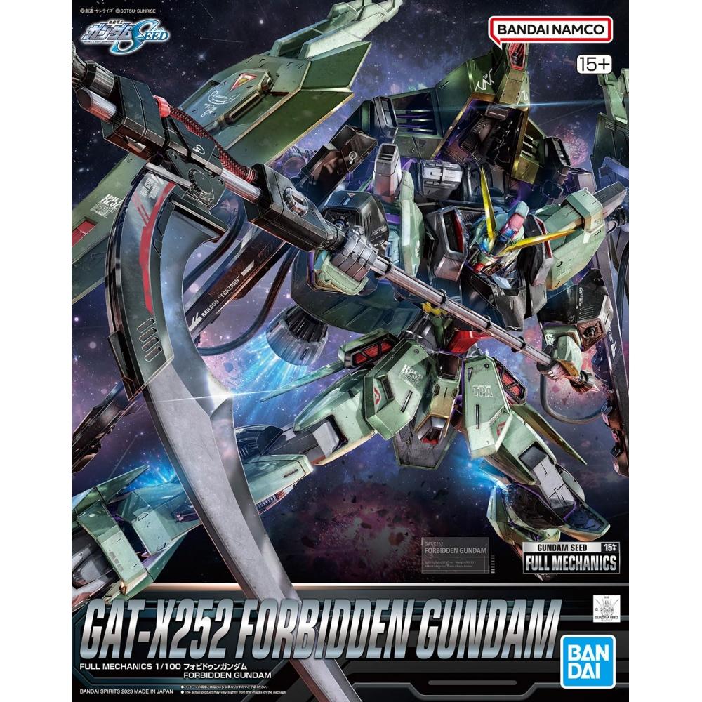 [Pro 2. objednávku] PLNÁ MECHANICKÁ sada Mobile Suit Gundam SEED Forbidden Gundam 1100, barevně kódovaný plastový model