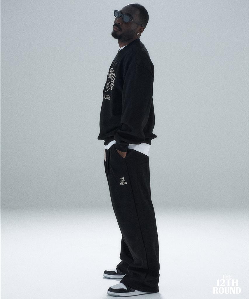 Deoteuwelbeulaundeu The 12Th Round Sweat Pants Black