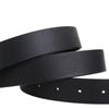 Soft Cowhide Leather Waist Belt High Quality Women's Waistband For Jeans Dress Lady Simple Casual Female Cinturones Black EMA