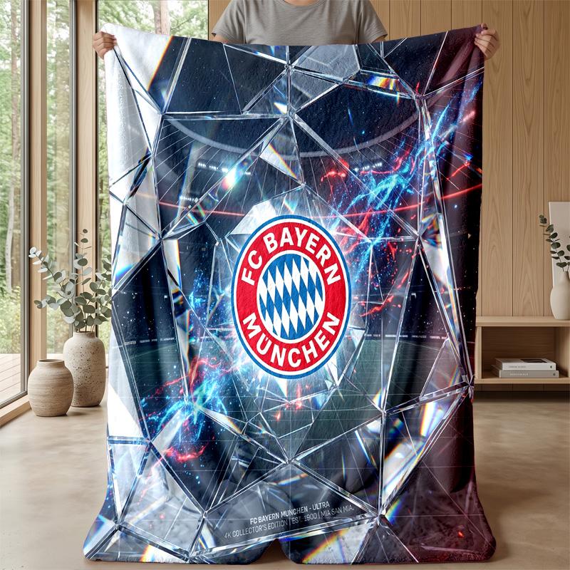 Bayern Munich Theme blanket Soft Flannel Blanket Plush Throw Blanket Cozy Sofa Bed Blanket for Home Decor
