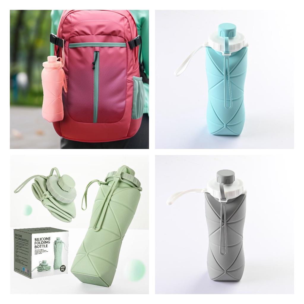 Copo Dobrável Telescópico Portátil Para Viagens ao Ar Livre, Esportes, Material de Silicone Resistente ao Calor