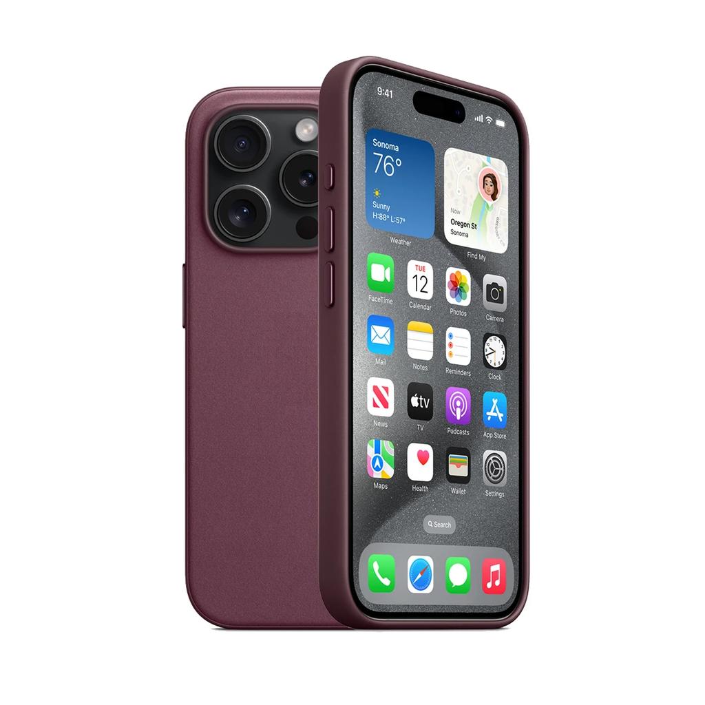 Original Finewoven Case for iPhone 15 Magsafe Case for 15 Pro Max 15 Plus Case Wireless Charging Drop Magnetic Protect Cover