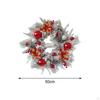 Christmas Reindeer Wreath Artificial Wreaths for Front Door Decorations Wall Xmas Holiday