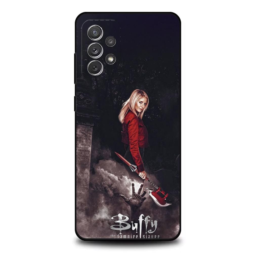 B-Buffy the Vampire Slayer Phone Case For Samsung S25,S24,S21,S22,S23,S30,Ultra,S20,Plus,Fe,Lite,Note,10,9,5G Black Cover