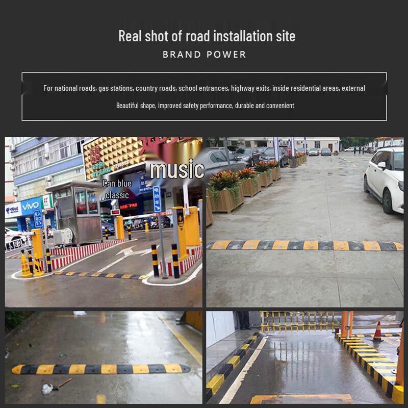 Rubber Traffic Speed Bump