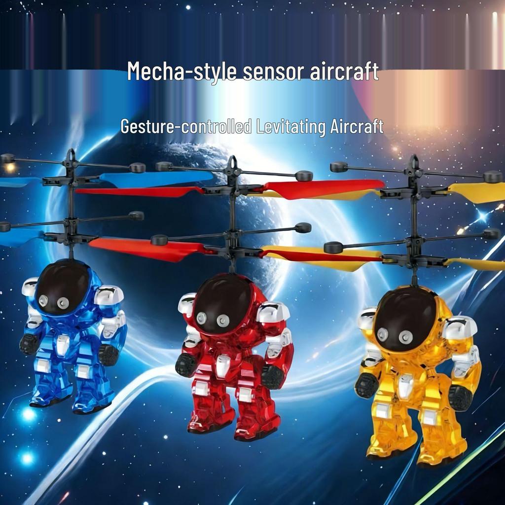 Gesture-Controlled Hovering Glow Helicopter Ball Toy