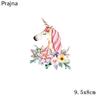 Cartoon Cat/Unicorn Patch Iron On Transfer For Clothing Cute Animal Thermal Transfer For Clothes Thermo Sticker On Clothes Decor