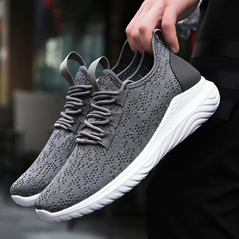 Men'S Shoes Autumn Fly-Woven Shoes Casual Sports Shoes Men'S Soft-Soled Breathable Sports Shoes