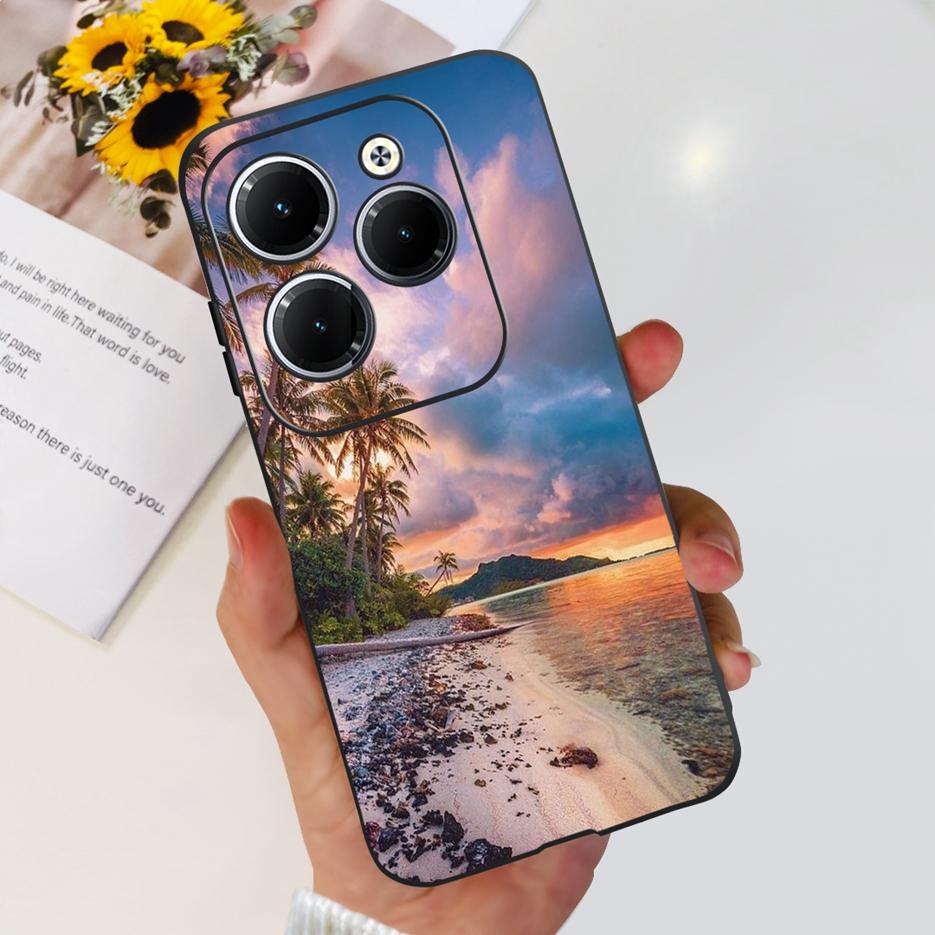 For Infinix Hot 40 Pro Case X6837 Cute Fashion Cover Soft Silicone Phone Case For Infinix Hot 40i Hot40 Pro Hot40i Fundas Bumper