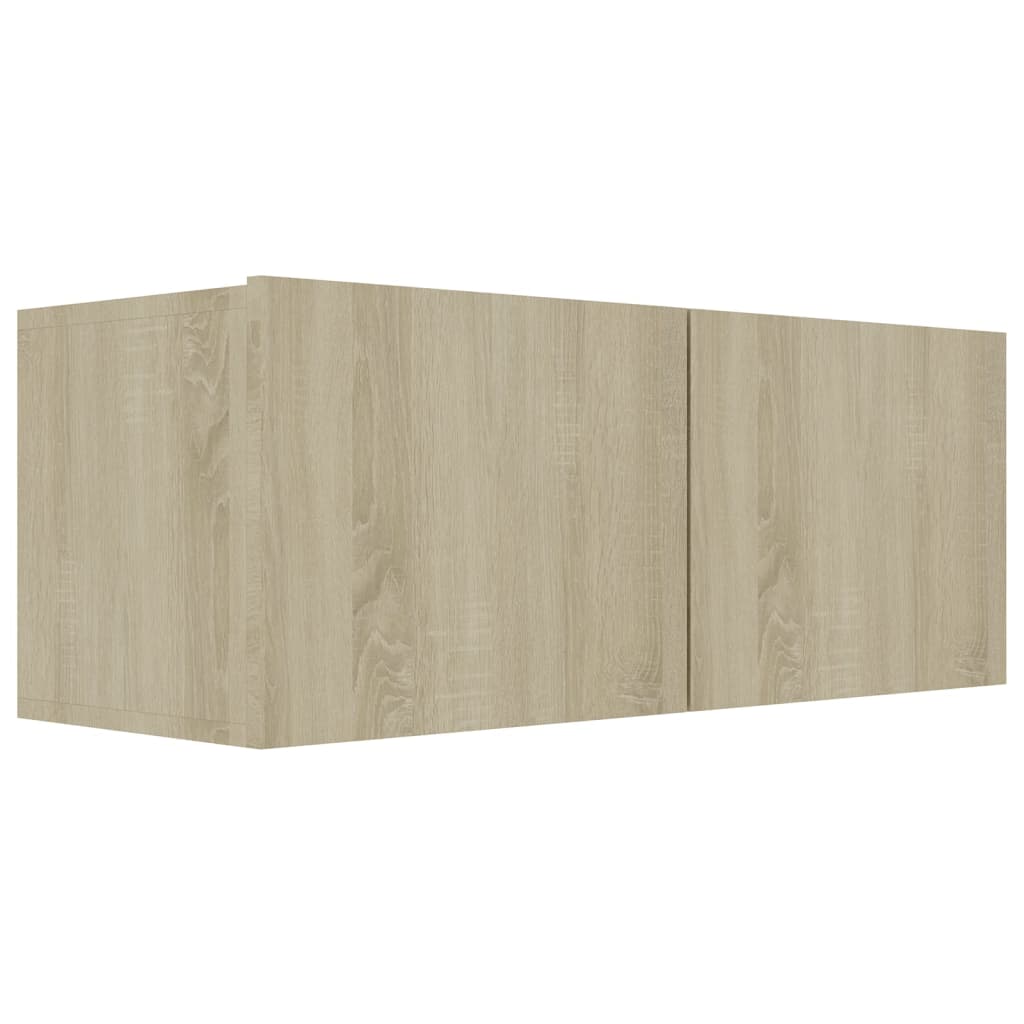 Vidaxl 2-Cz. TV Cabinet Set, Sonoma Oak, Wood-Based Material