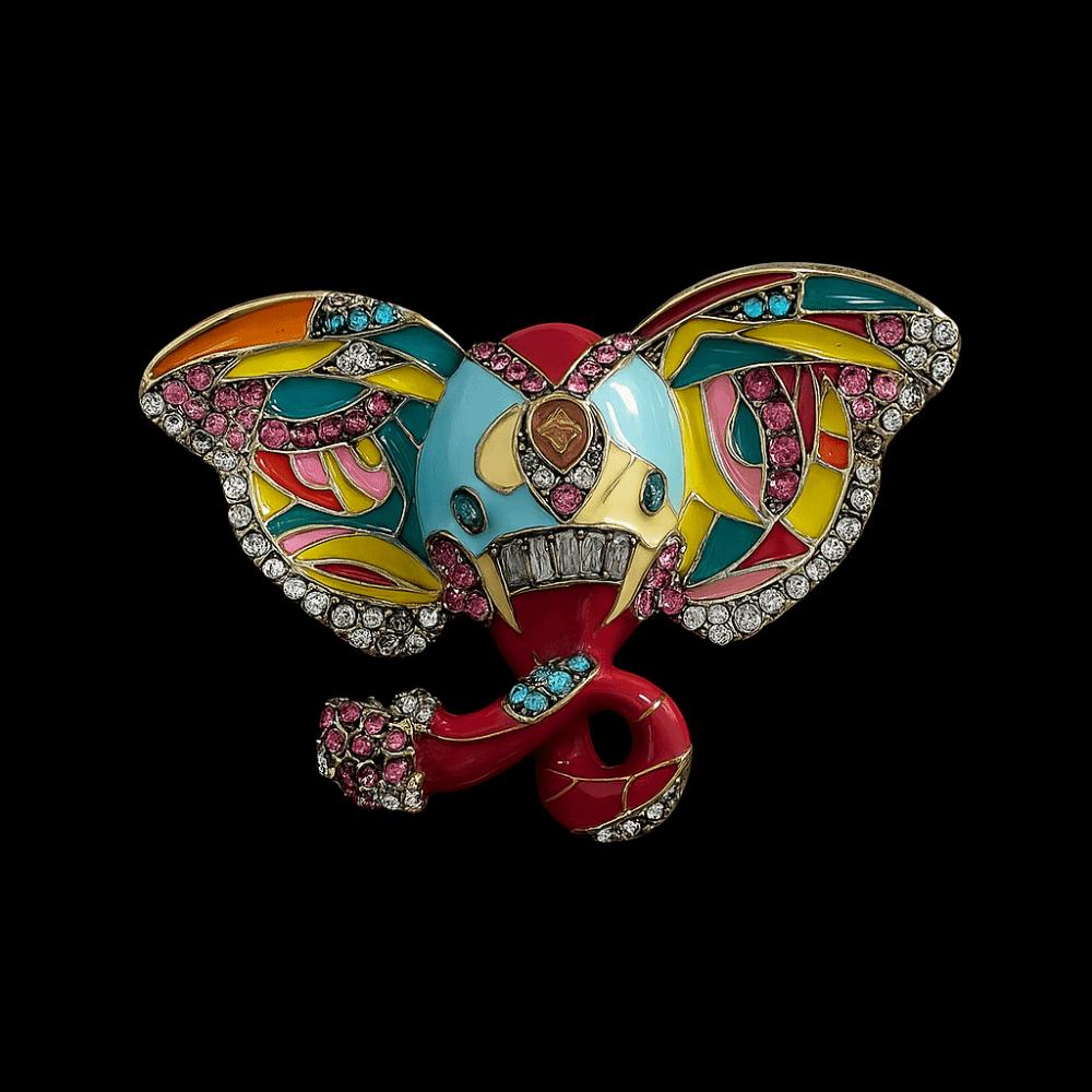 Jewelry Accessories Cat Enamel Brooch Exaggerated Vintage Collar Pin Retro Drip Oil Brooch  Girls