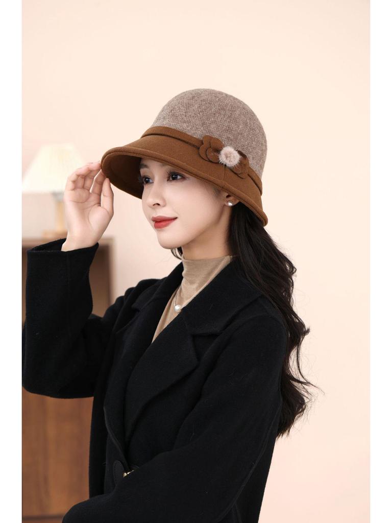 Hepburn Style Korean Fisherman Hat - Elegant Bowknot Face-Slimming Bucket Hat for Women