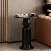 Modern Minimalist Side Table, Living Room Sofa Coffee Table, Bedroom Round Shelf, Aesthetic Home Decor for Space